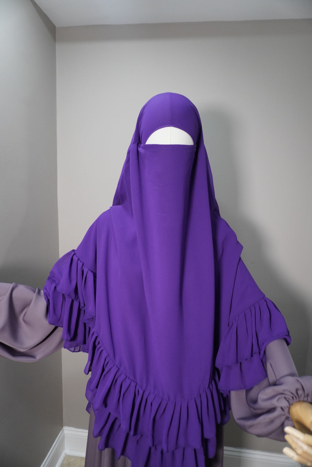 Yara Two-Toned Abaya Set