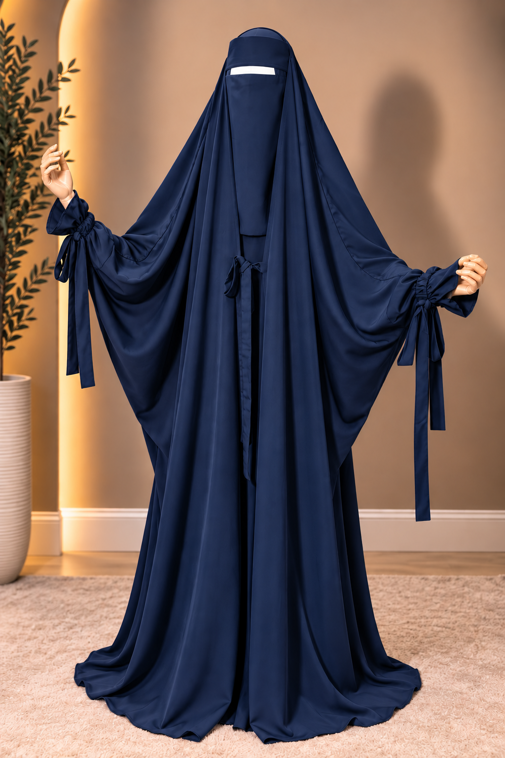 Safiya Tie-Sleeve Jilbab Set
