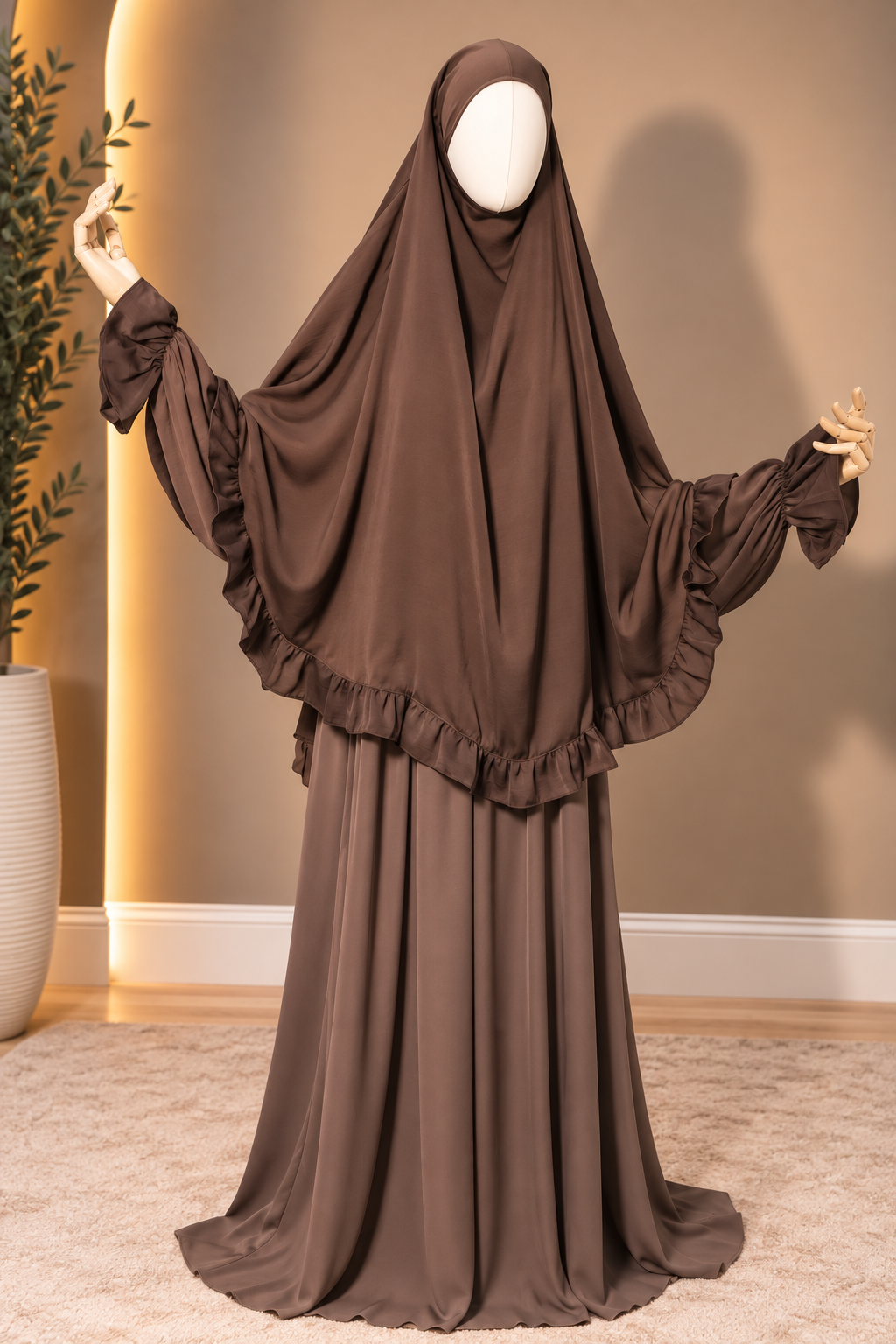 Liyana Two-Piece Khimar & Abaya Set