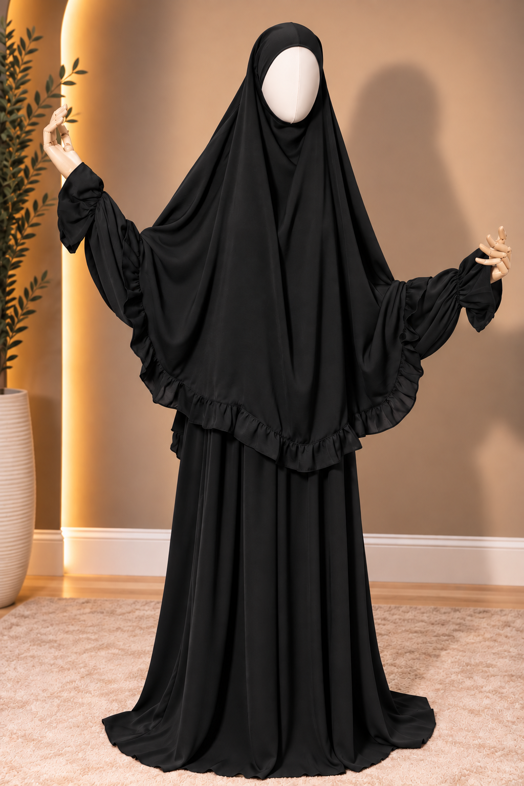 Liyana Two-Piece Khimar & Abaya Set
