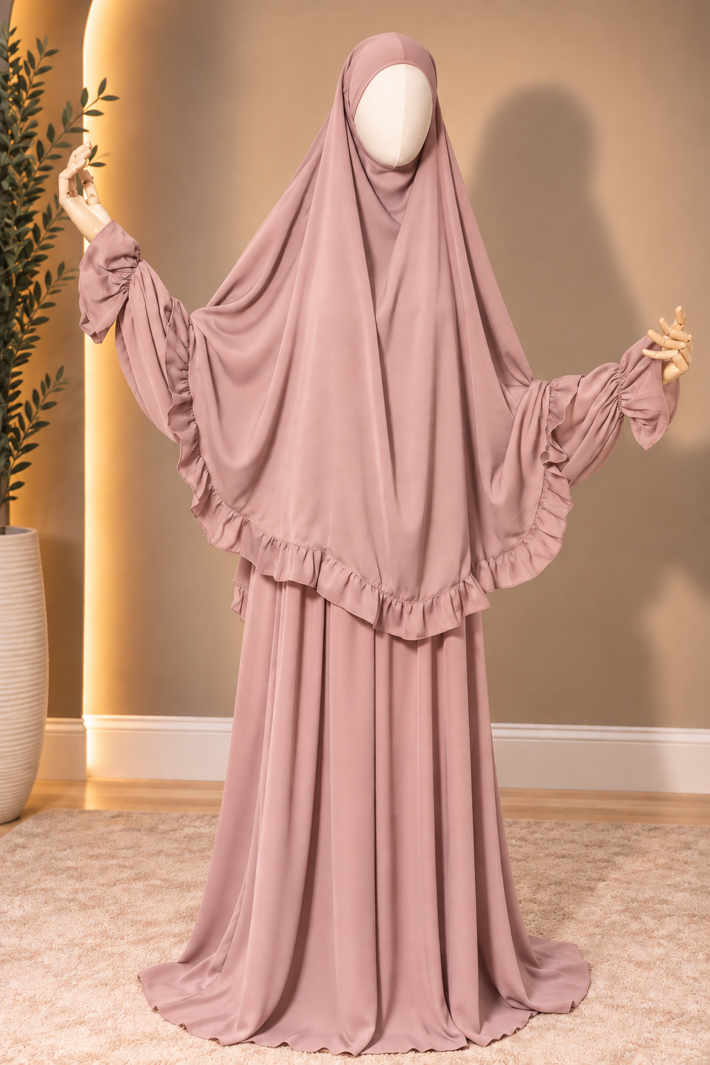 Liyana Two-Piece Khimar & Abaya Set