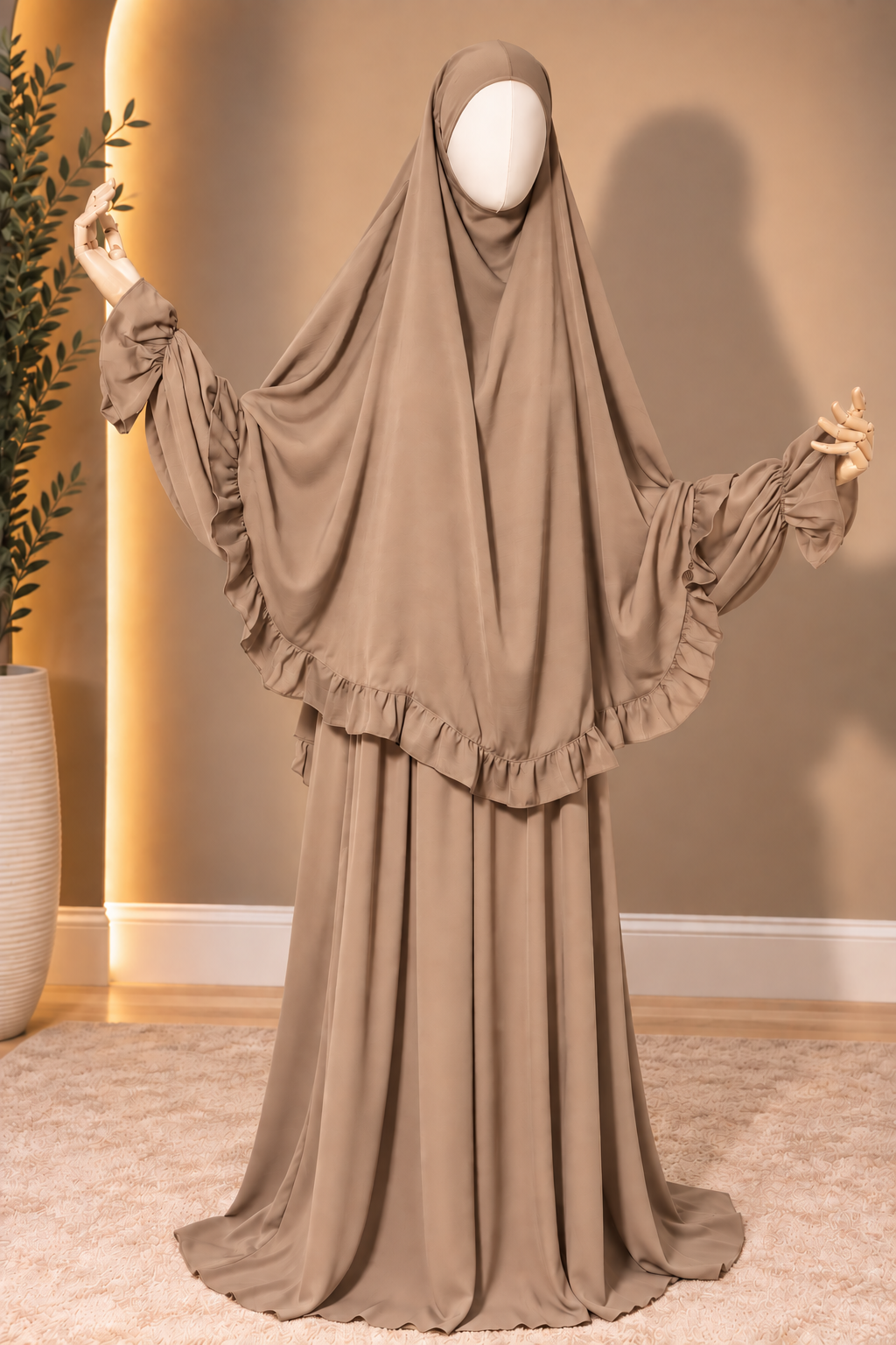 Liyana Two-Piece Khimar & Abaya Set